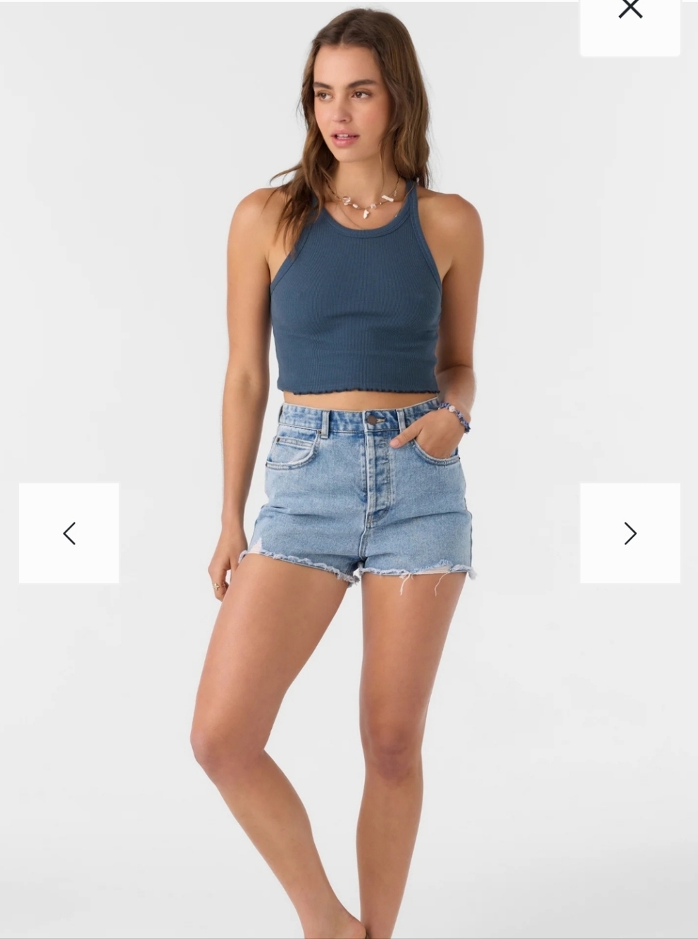 O'neill Lanisa Denim Shorts New